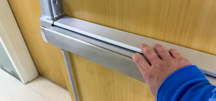 Installing a Push Bar on a Door Rosemead